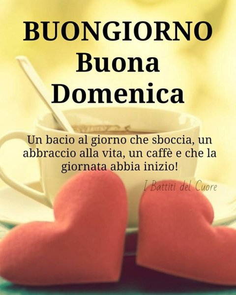 Открытки buongiorno e buona domenica