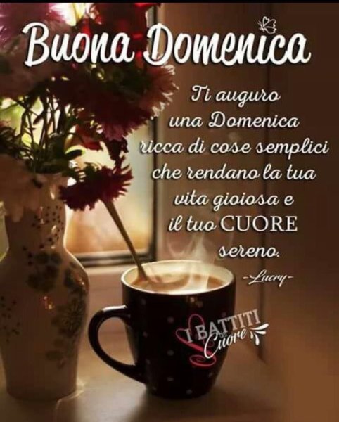 Доброго воскресного дня на итальянском