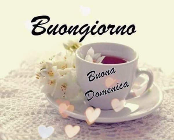 Открытки buongiorno e buona domenica