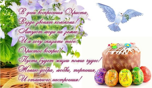 Поздравление с Пасхой красивые
