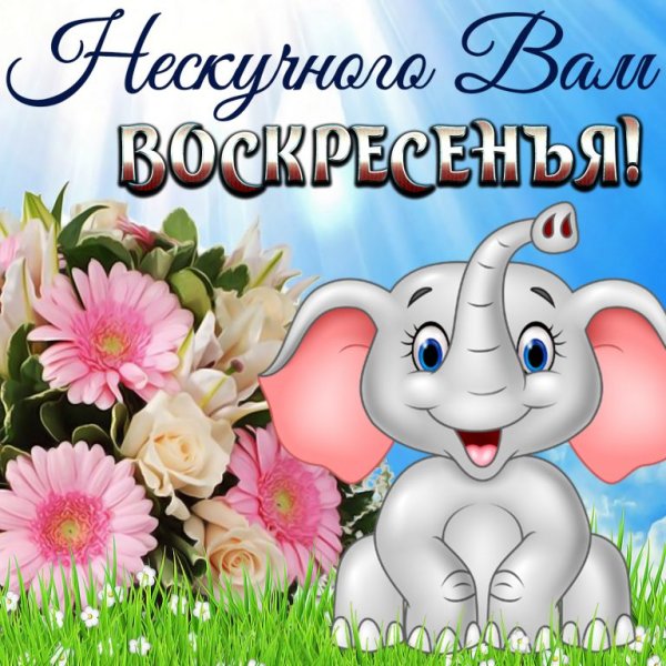 Поздравление с воскресеньем