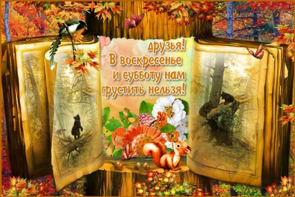 С субботним осенним днем
