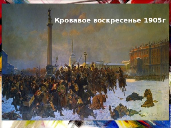 9 Января 1905 г. – «кровавое воскресенье»