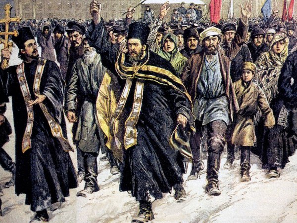 В. Маковский «кровавое воскресенье» 9 января 1905 г.