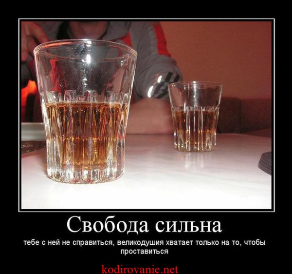 Выпивали? Демотиватор