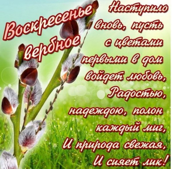 Вербное воскресенье картины