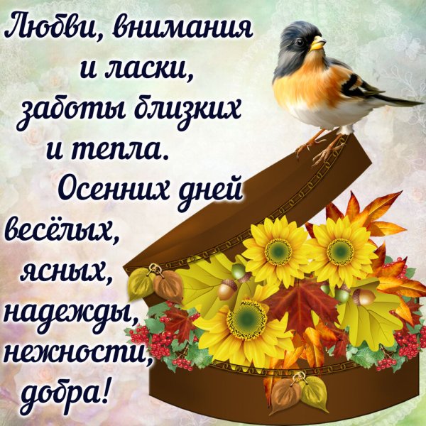 Отличного осеннего воскресеьч