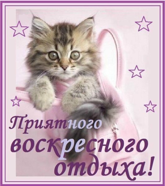 Хорошего воскресенья