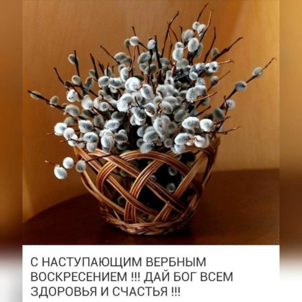 Поздравить с Вербным воскресеньем