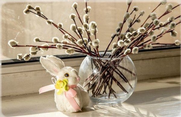 Вербное воскресенье (в воскресенье, предшествующее Пасхе)