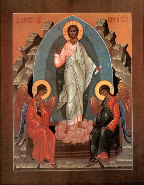 Икона Воскресения Христова Греческая