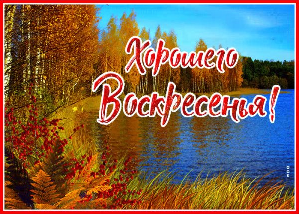 Хорошего воскресенья природа