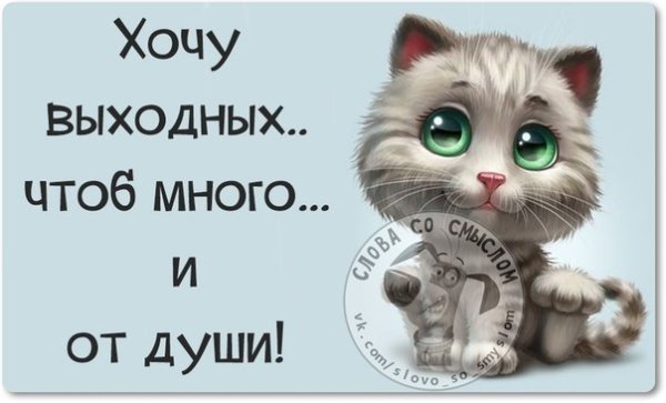 Жду выходных