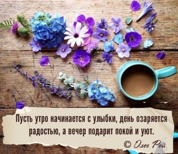 Цитаты с добрым утром