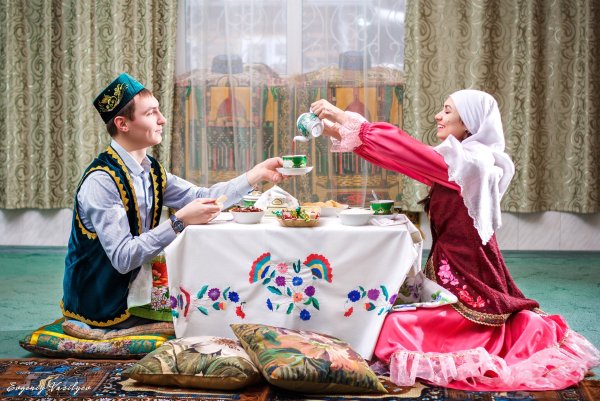 Открытки с пожеланиями доброго дня на татарском языке