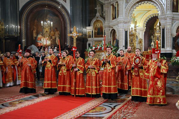 Праздничная Пасхальная служба