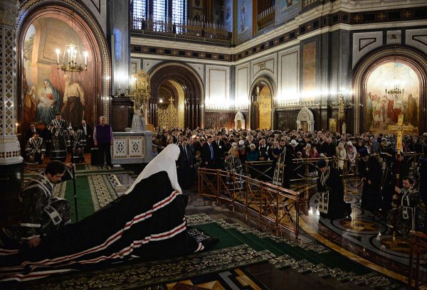Прощеное воскресенье чин прощения в храме