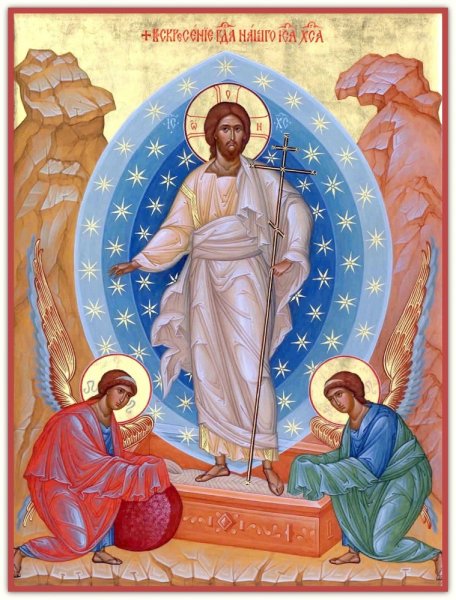 Воскресение Христово икона каноническая