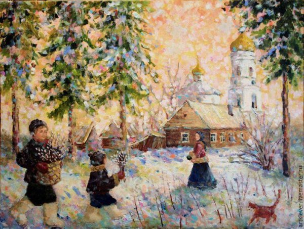 Ольга Денисенко «Вербное воскресенье»