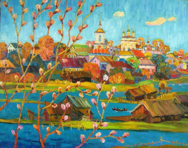 Художник Костылев Дмитрий Вербное воскресенье