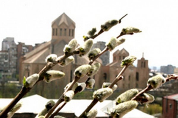 Вербное воскресенье в Армении