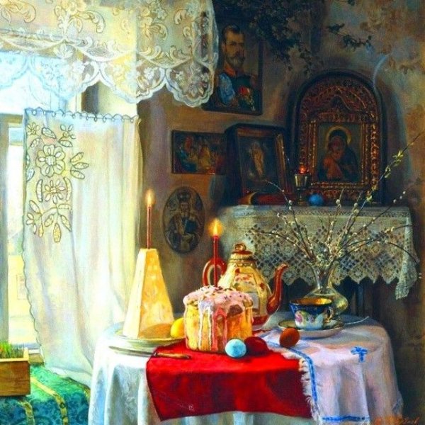 Старые пасхальные открытки