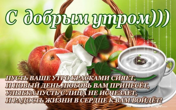 Красивые поздравления с добрым утром