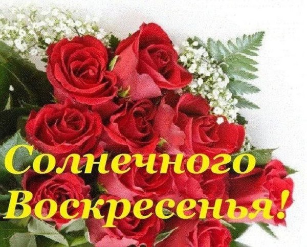 Поздравляю с воскресеньем