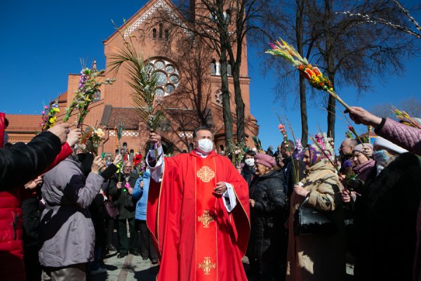 Пальмовое воскресенье у католиков