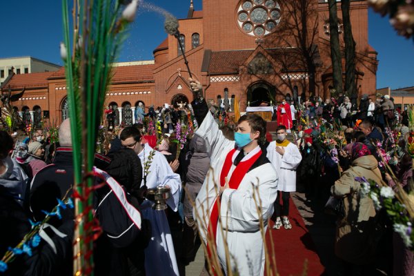 Пальмовое воскресенье у католиков