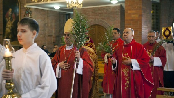 Пальмовое католическое воскресенье