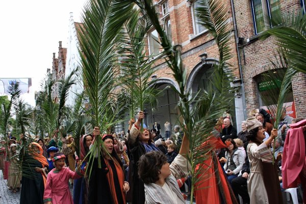 Вербное воскресенье в Иерусалиме