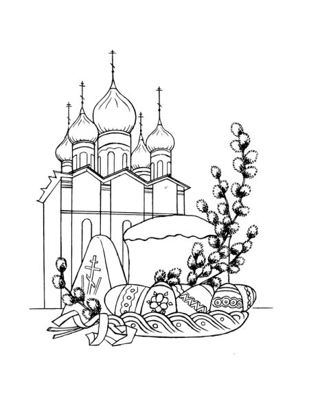 Пасхальные рисунки карандашом