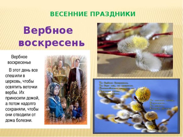 Проект весенние праздники