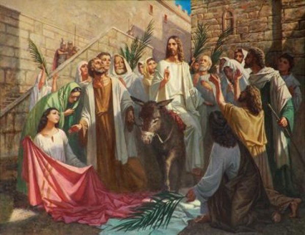 С праздником входа Господня в Иерусалим с Вербным воскресеньем