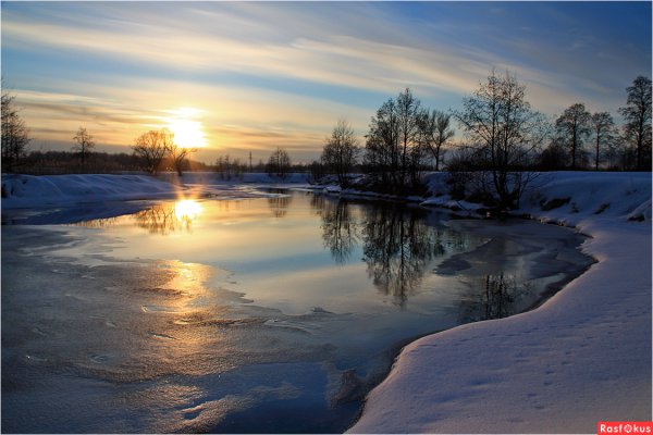 Весна вечер природа