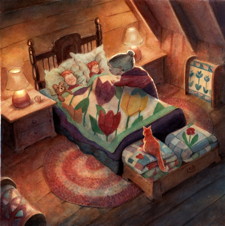Сказки на ночь про бабушку. Уютные иллюстрации. Уютные картины. Уютный домик иллюстрации. Уютные милые иллюстрации.