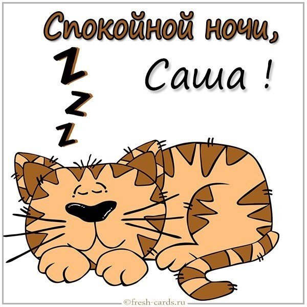 Спокойной ночи Сашенька