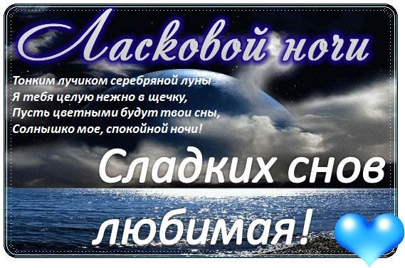 Сладких снов любимый