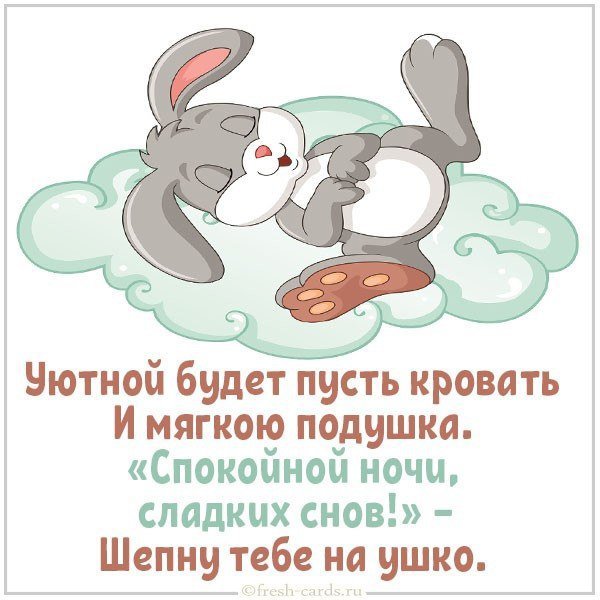 Сладких снов зая