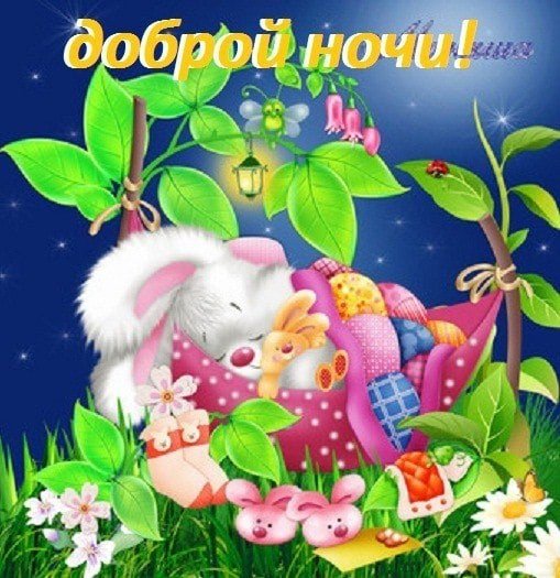 Спокойной ночи зайчик