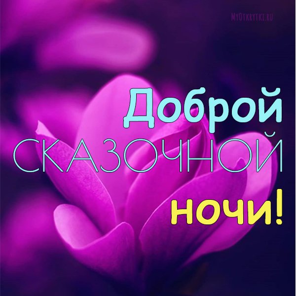 Доброй ночи мама