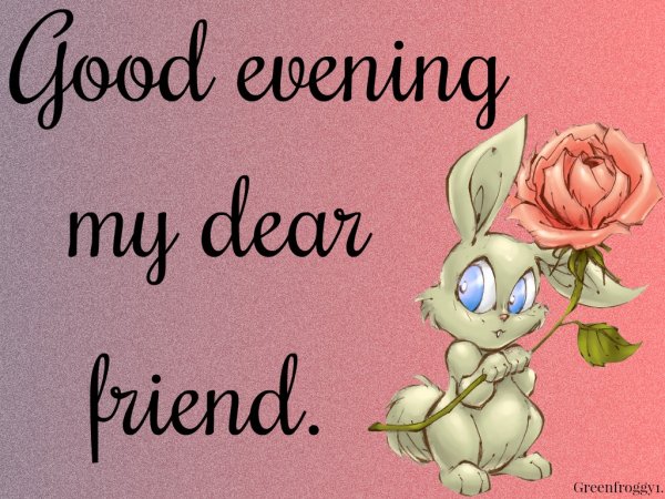 Good Evening на прозрачном фоне