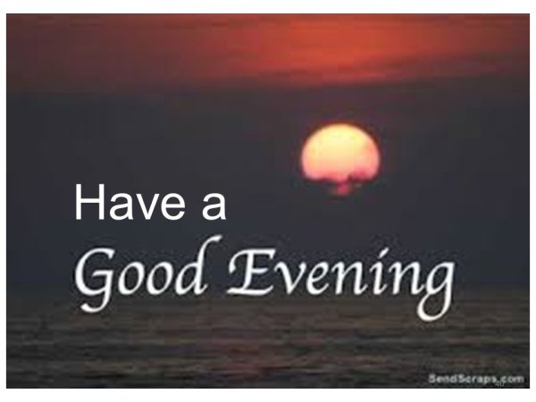 Добрый вечер на английском