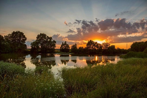 Летний вечер в деревне