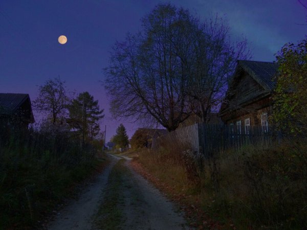 Ночь в деревне