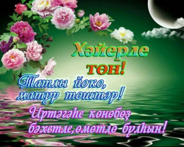 Пожелания спокойной ночи на татарском языке