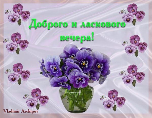 Открытки волшебного вечера