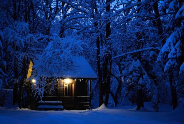 Добрый вечер природа красивые зимние картинки (45 фото)