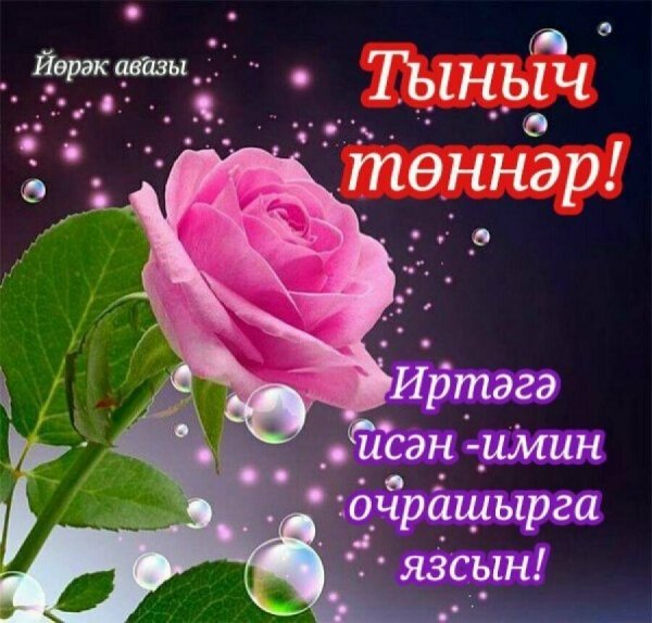 Пожелания доброй ночи на Татарс